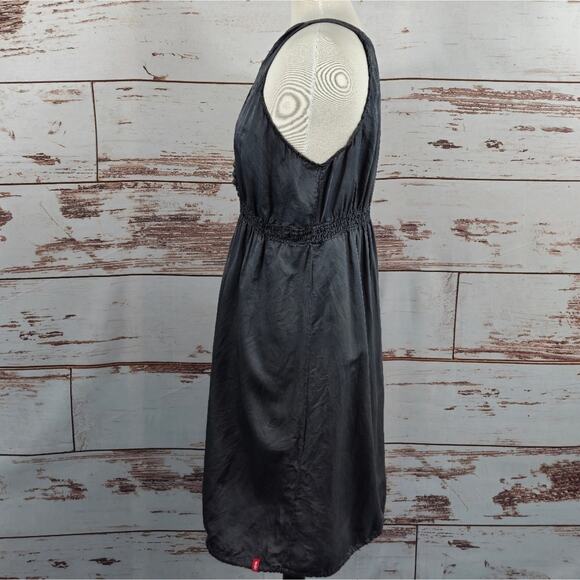 EDC by Esprit Silk Sleeveless Dress Grey Size 10 - Picture 2 of 10